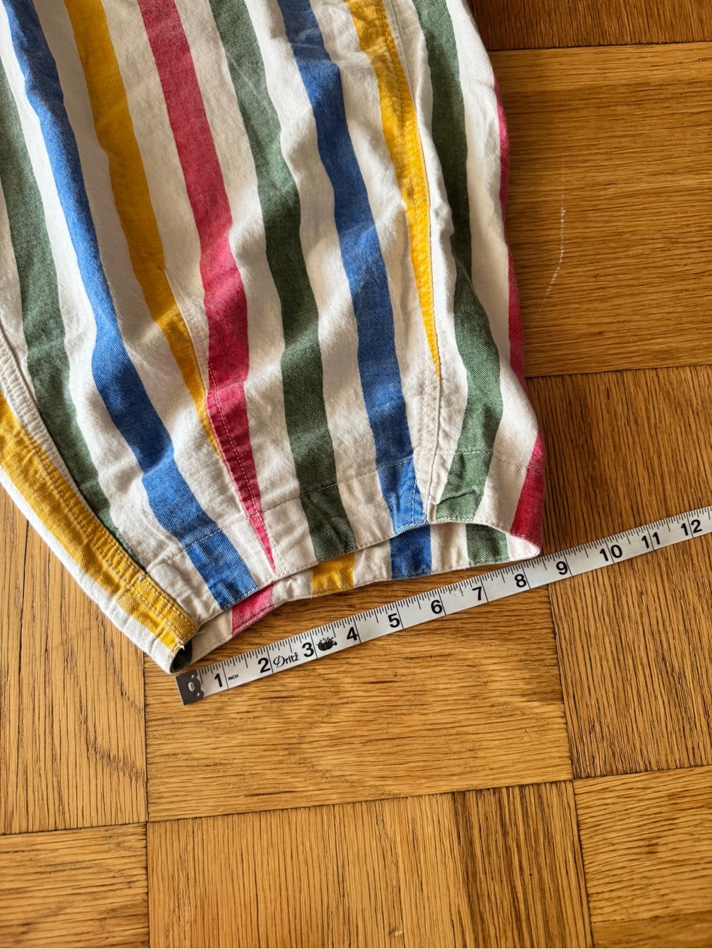 Free People We The Free Ridley Baja Pull On Trouser Natural Striped Large - Picture 13 of 13
